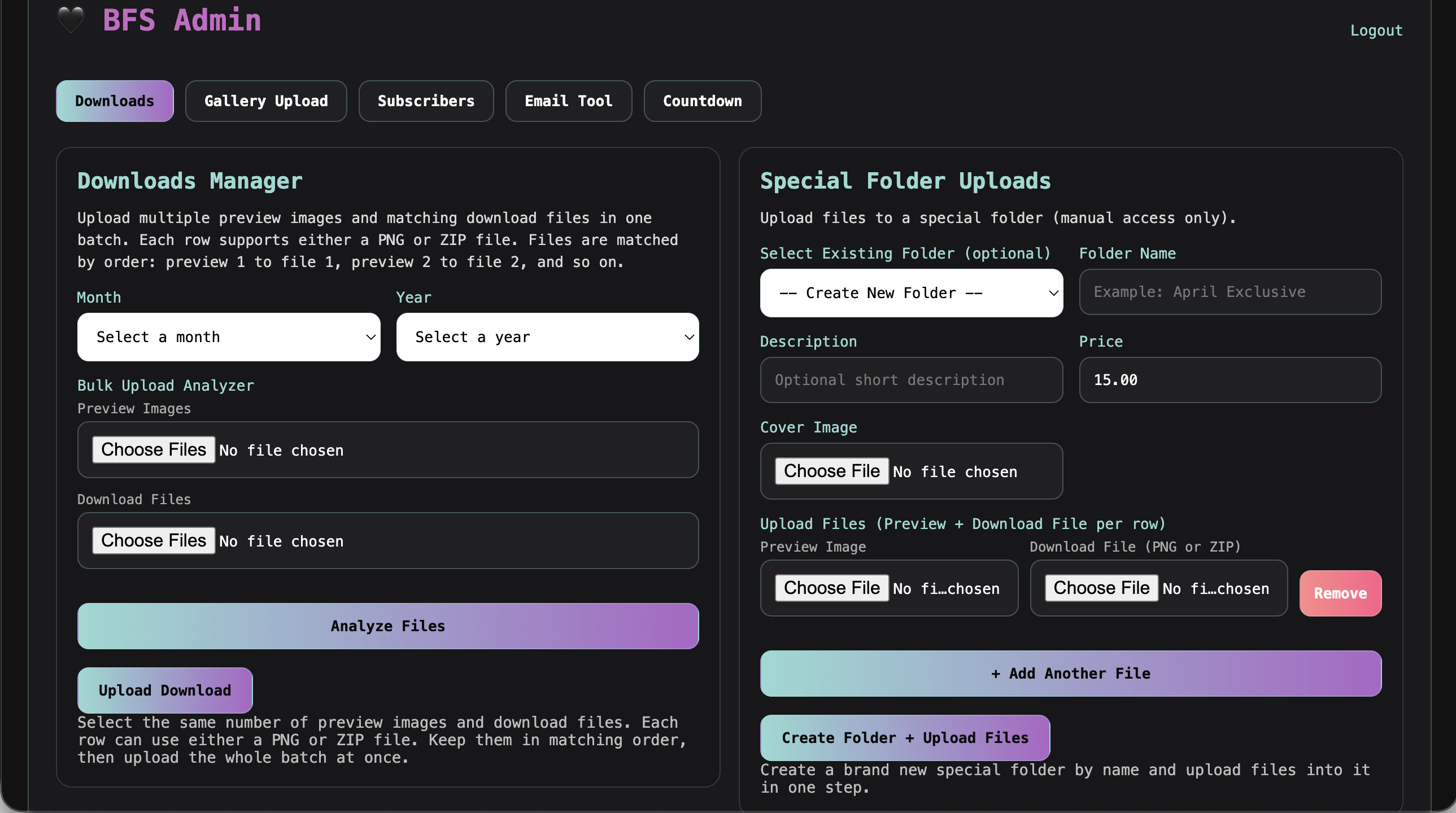 Custom Membership Website & Digital Download Platform | Black Flame Society
