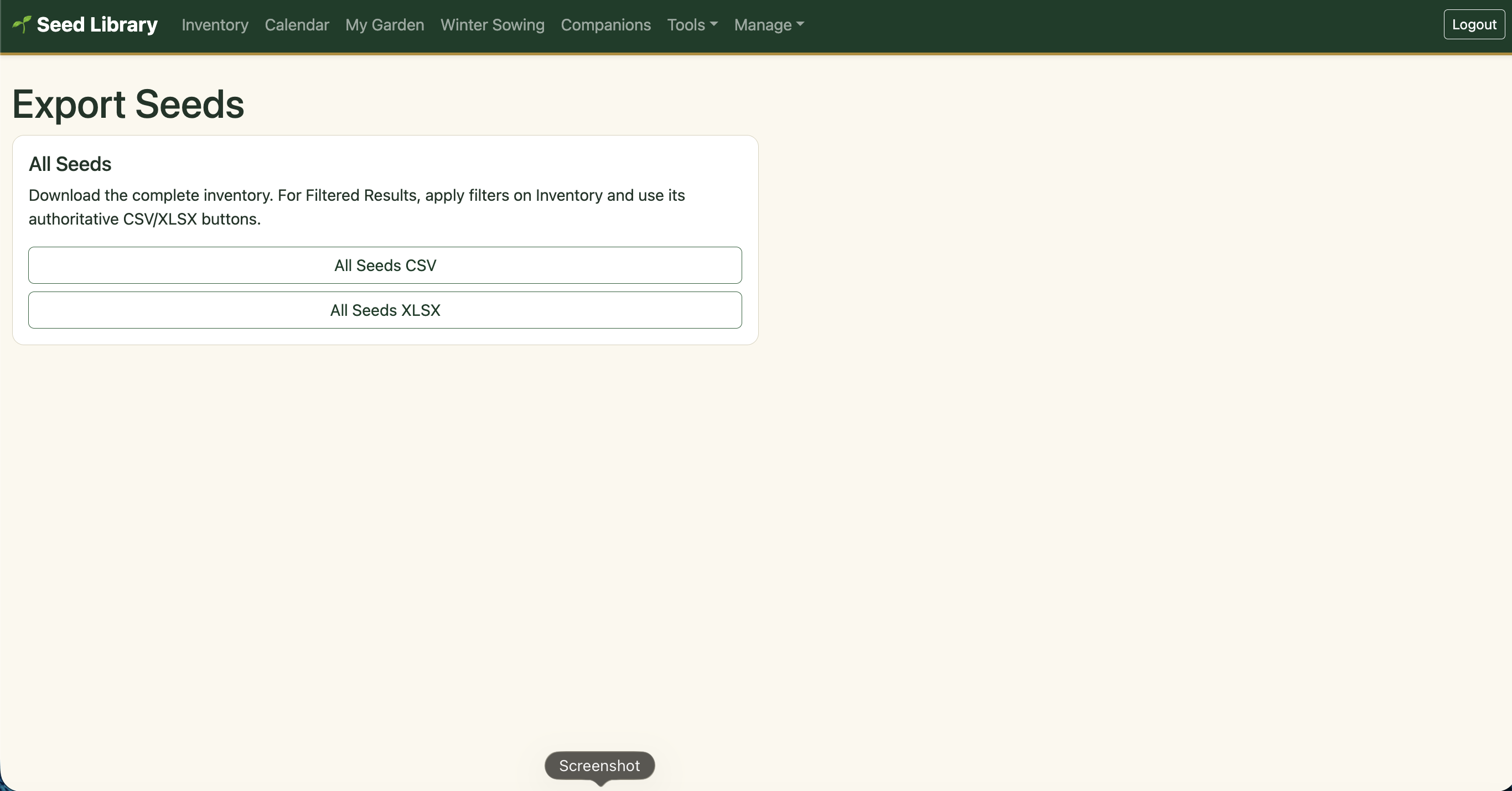 Seed Library & Garden Planner | Planting Calendar & Tracker