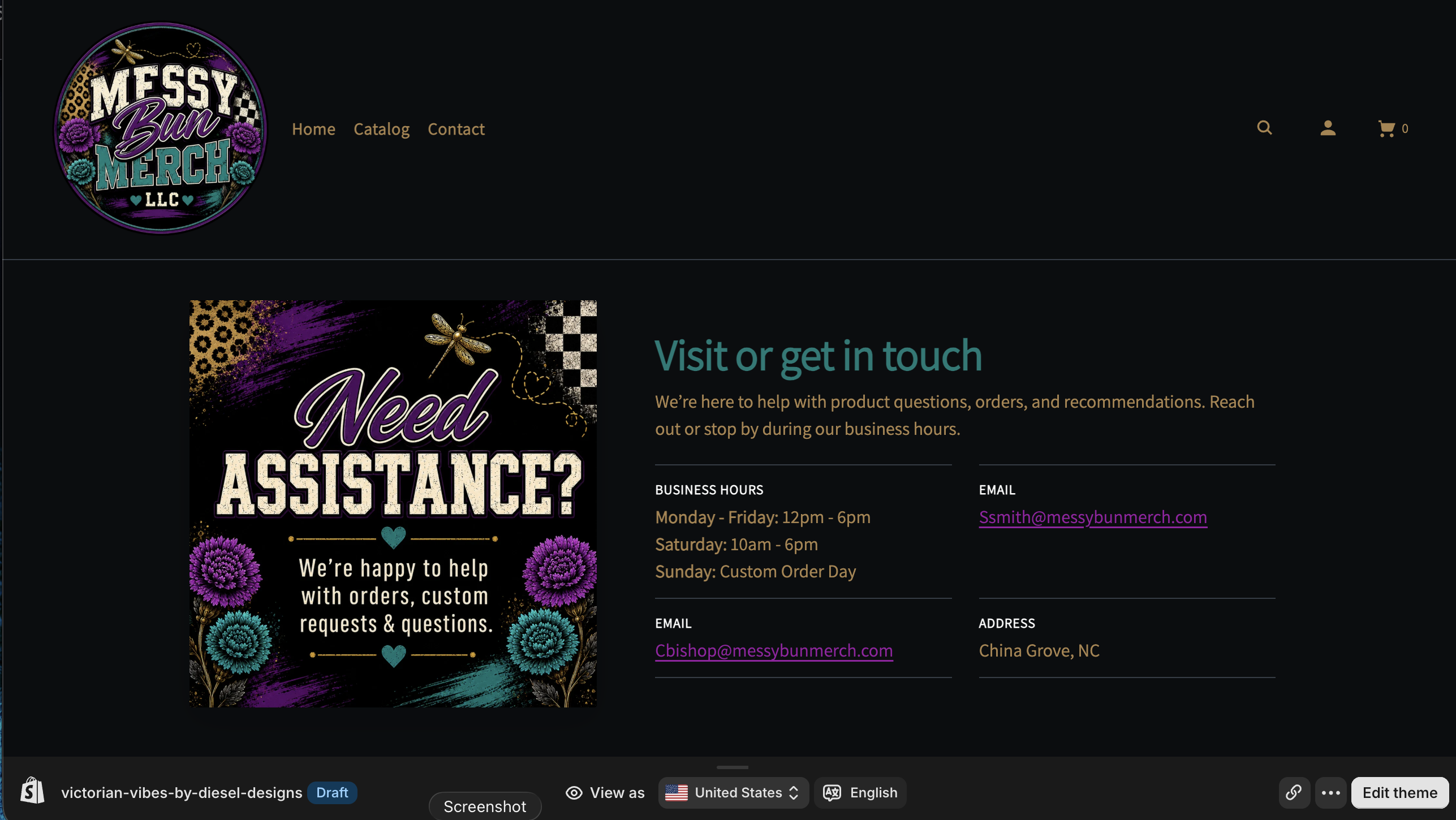 Bold Grunge Shopify Makeover | Custom Boutique Website Revamp
