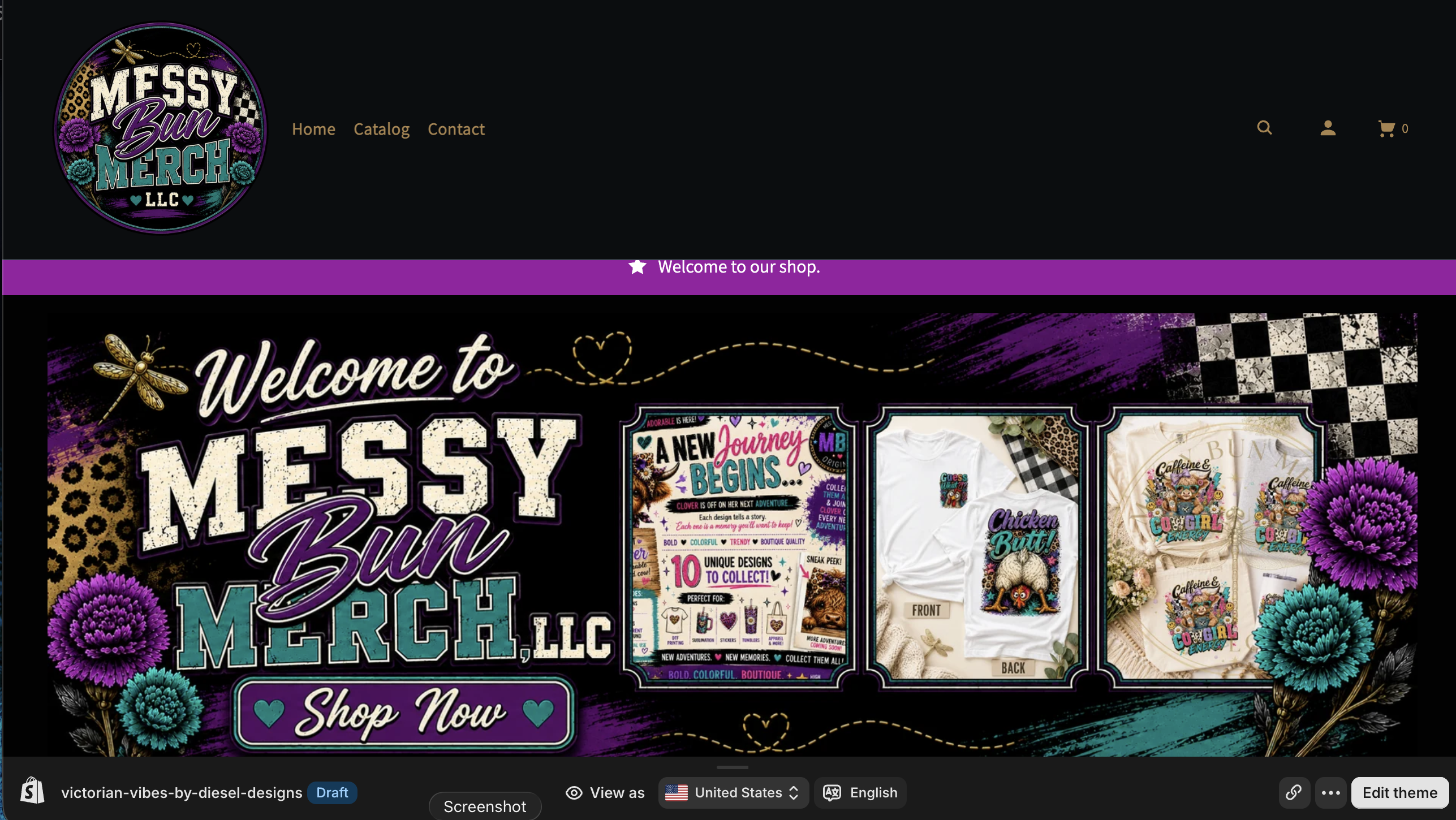 Bold Grunge Shopify Makeover | Custom Boutique Website Revamp