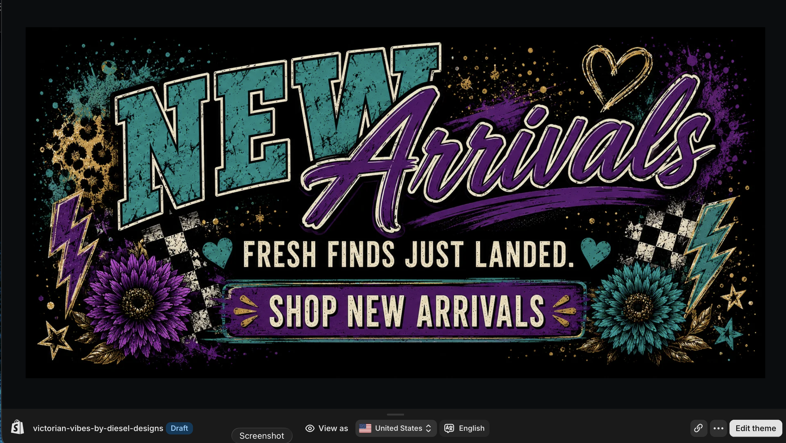 Bold Grunge Shopify Makeover | Custom Boutique Website Revamp